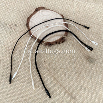 Tag tali kabel poliester hitam